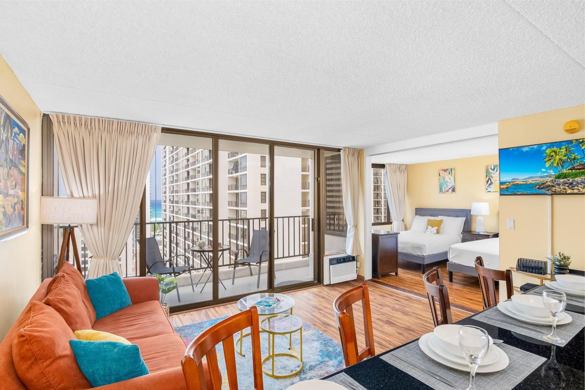 Beautiful 1Br, Steps To Waikiki Beach And Parking Honolulu Ngoại thất bức ảnh
